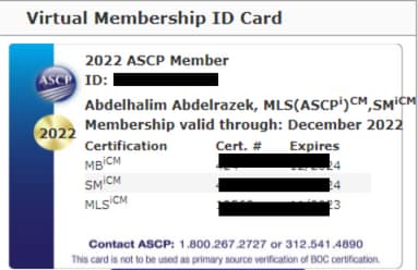 Dr Abdelhalim Elshawadfy, PhD, SM ASCP, MLS ASCP, MB ASCP, Researcher